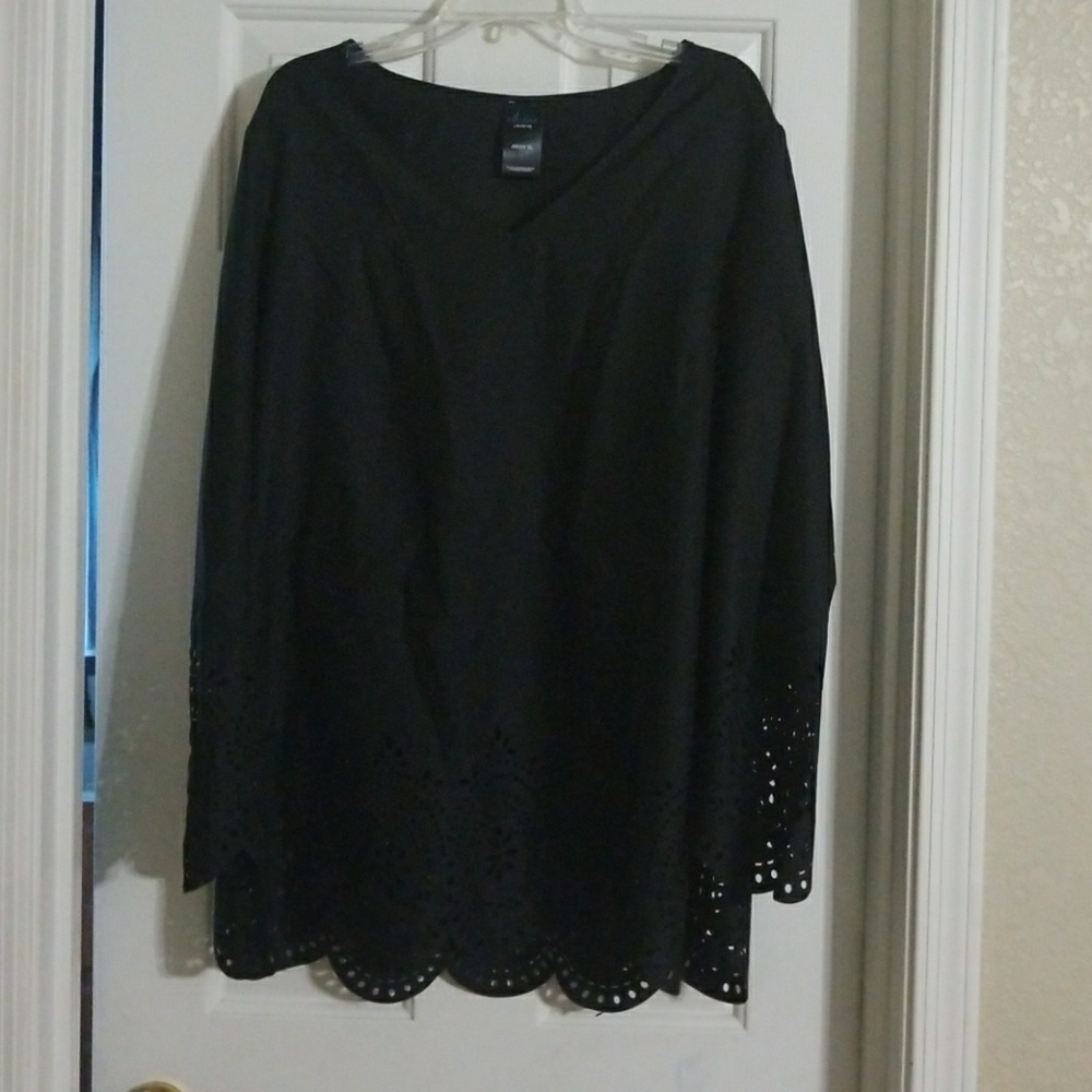 Black Catalina Swimsuit Cover Up
